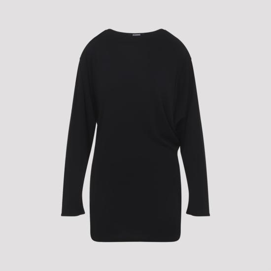 26SS 자크뮈스 숏 원피스 DRW00823AJ00253 990 BLACK - JACQUEMUS