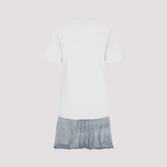 25FW 발렌시아가 원피스 838726 TSWB9 4200 LIGHT BLUE NUDE NEUTRALS - BALENCIAGA