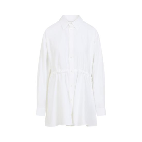 26SS 발렌시아가 원피스 852450 TRM28 9000 WHITE