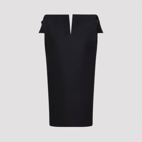 26SS 발렌시아가 원피스 872522 TUQ03 1000 BLACK - BALENCIAGA