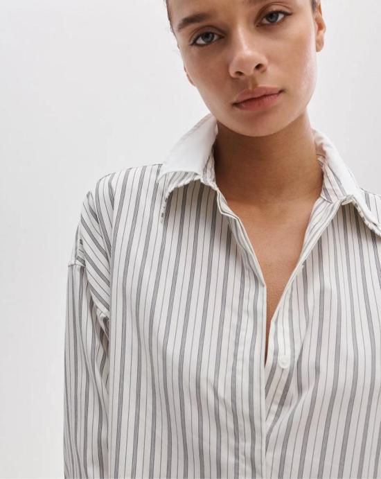  랙앤본 셔츠 Rag & Bone 마린 스트라이프 콤보 셔츠