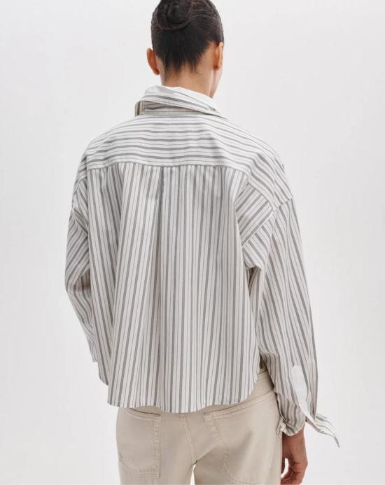  랙앤본 셔츠 Rag & Bone 마린 스트라이프 콤보 셔츠 - RAG & BONE