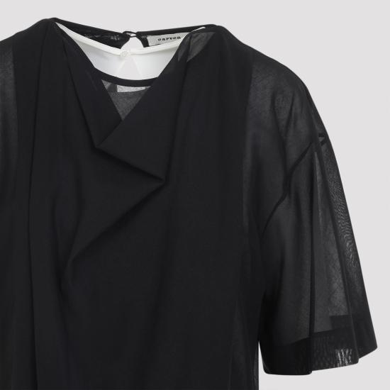 26SS 까르벵 원피스 6261K21027 N999 DEEP BLACK - CARVEN