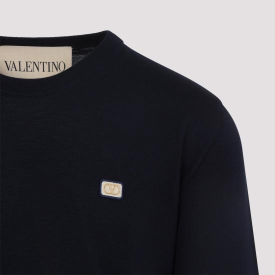 26SS 발렌티노 가라바니 스웨터 8V3KC37QBCJ 598 NAVY BLUE - VALENTINO GARAVANI