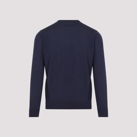 26SS 에르메네질도제냐 스웨터 UHJ00A3 110 B97 BLUE MEDIO - ERMENEGILDO ZEGNA