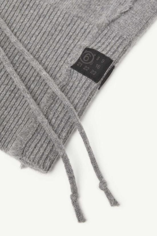  MM6 메종마르지엘라 모자 Mm6 메종 마르지엘라 니트 후드 - MM6 MAISON MARGIELA