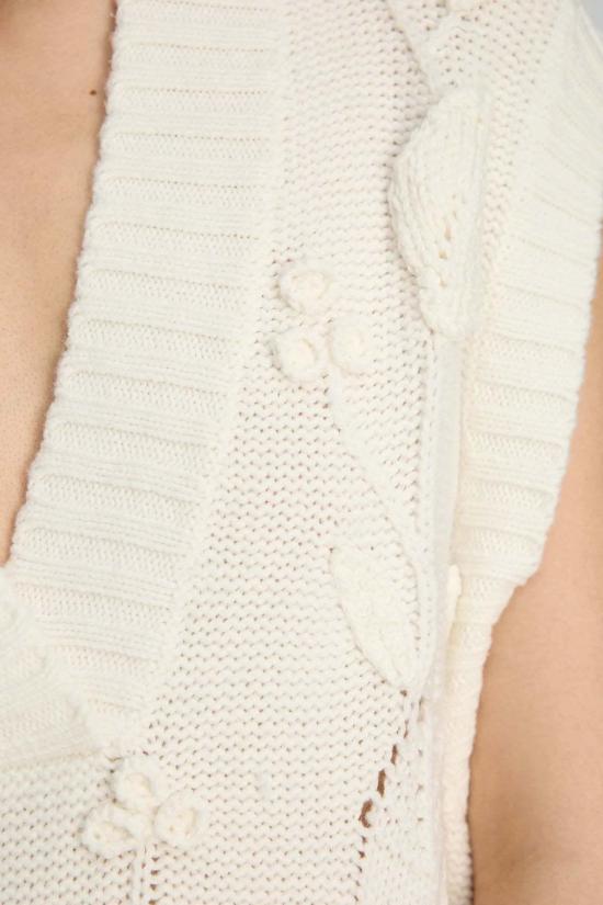  문테 베스트 바부리 니트 스웨터 조끼 - MUNTHE