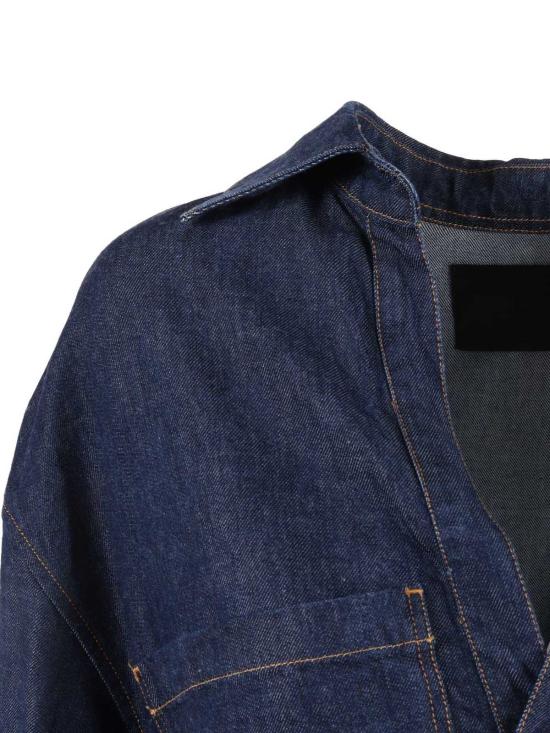  돈답 블라우스 돈덥 셔츠 블루 - DONDUP