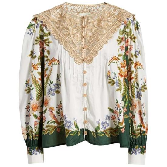  팜 리오 블라우스 반팔  네이처 샌드