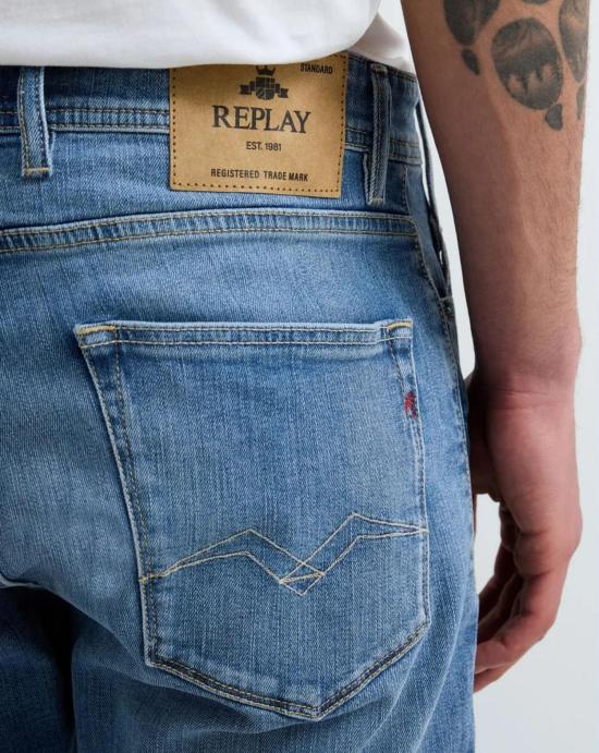 26SS 리플레이 숏팬츠 MA981Y000685194 009 Blue - REPLAY