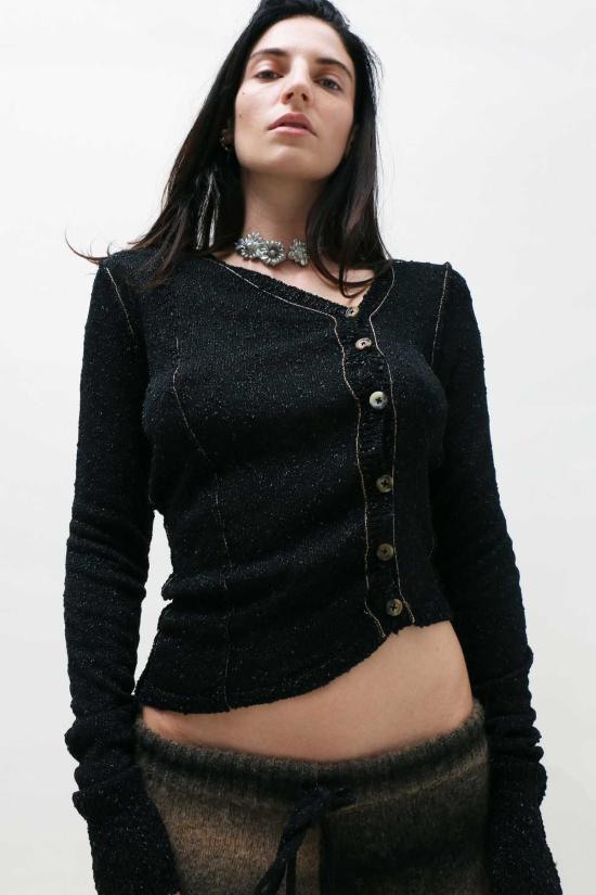  게이브 고든 가디건 메달 카디건 블랙 - GABE GORDON