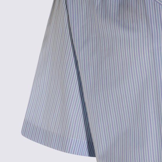  마르니 반팔 티셔츠 멀티컬러 코튼 셔츠 레드 - MARNI