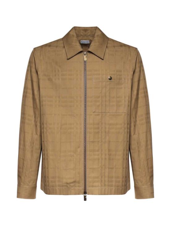  버버리 자켓 오크웰 코튼 재킷 베이지