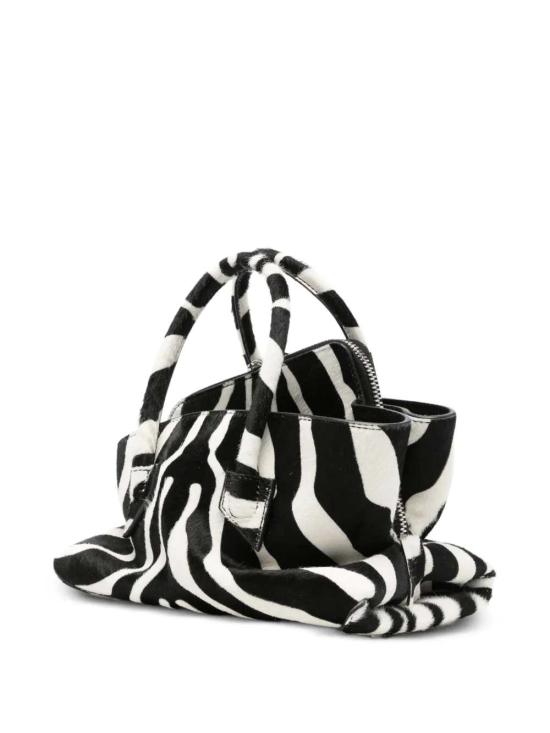 26SS 디 아티코 토트백 260WAH00063LBT156PR 020 BLACK WHITE - THE ATTICO