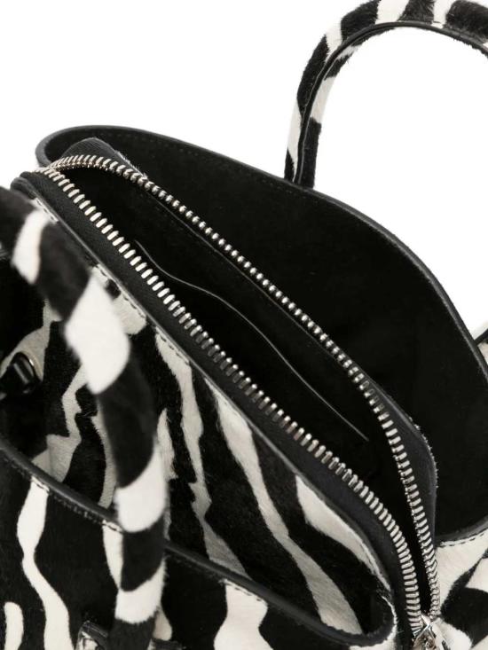 26SS 디 아티코 토트백 260WAH00063LBT156PR 020 BLACK WHITE - THE ATTICO