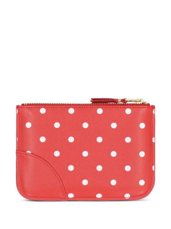 26SS 꼼데가르송 클래식 레더 라인 파우치 SA8100PD RED - COMME DES GARCONS