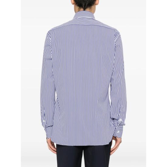 26SS 발바 긴팔 셔츠 54173 0004 BLUE WHITE - BARBA