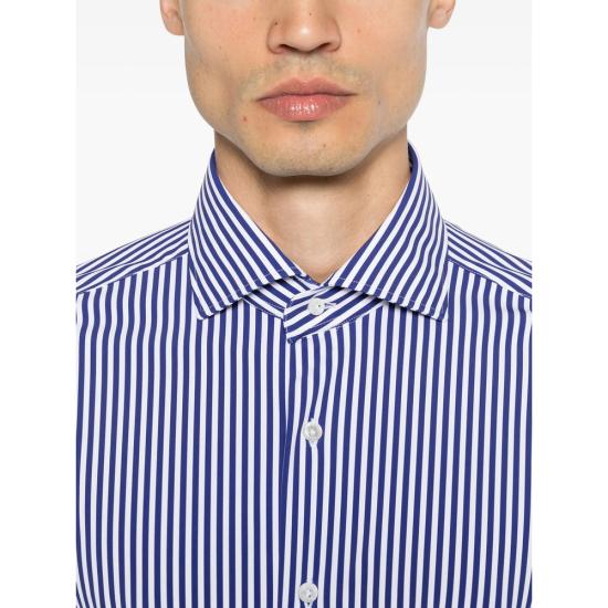 26SS 발바 긴팔 셔츠 54173 0004 BLUE WHITE - BARBA