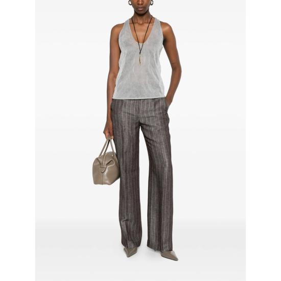 26SS 조르지오 아르마니 민소매 티셔츠 AF28249 GW003857 U8047 GREY - GIORGIO ARMANI