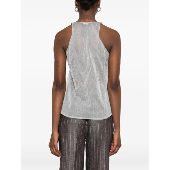 26SS 조르지오 아르마니 민소매 티셔츠 AF28249 GW003857 U8047 GREY - GIORGIO ARMANI