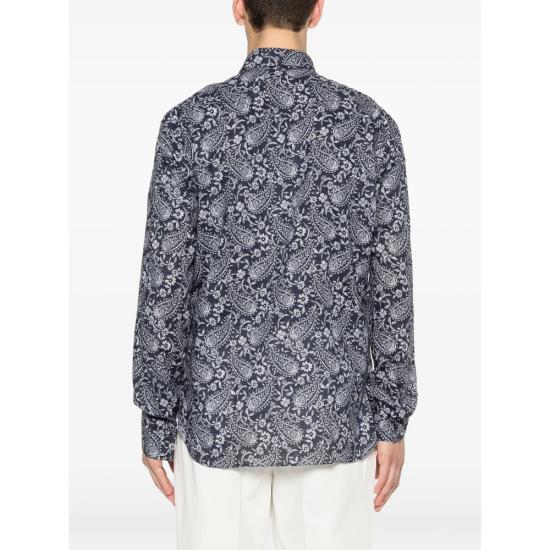 26SS 발바 셔츠 54055 0001 BLUE GREY - BARBA