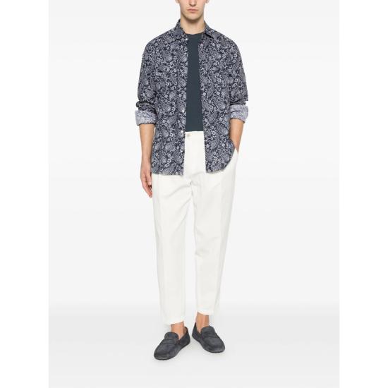 26SS 발바 셔츠 54055 0001 BLUE GREY - BARBA