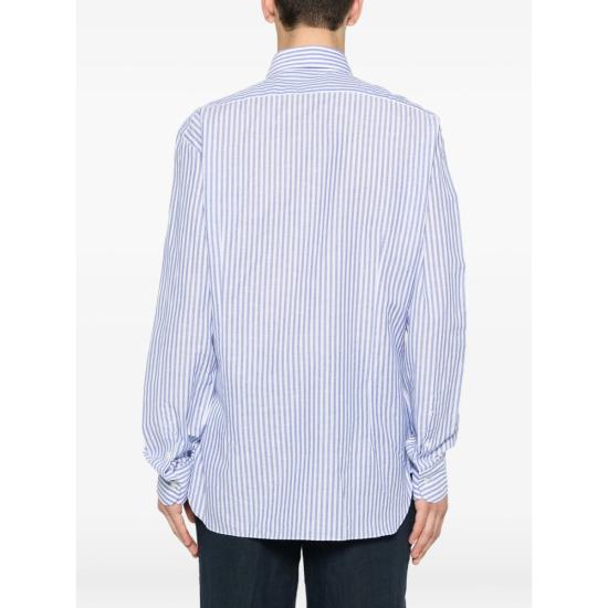 26SS 발바 긴팔 셔츠 54033 0002 BLUE WHITE - BARBA