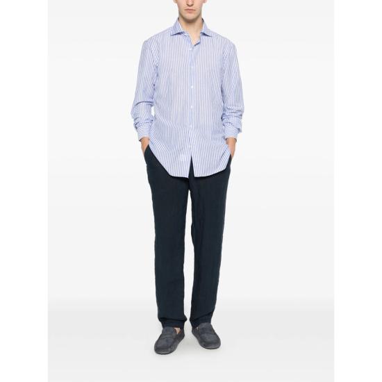 26SS 발바 긴팔 셔츠 54033 0002 BLUE WHITE - BARBA
