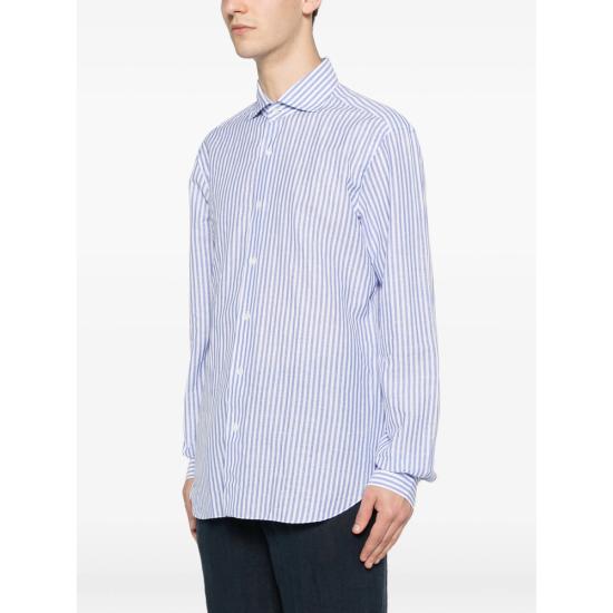 26SS 발바 긴팔 셔츠 54033 0002 BLUE WHITE - BARBA