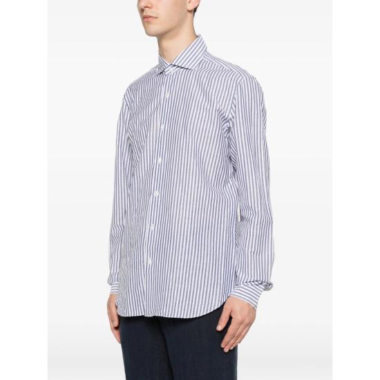 26SS 발바 셔츠 54033 0003 BLUE WHITE - BARBA