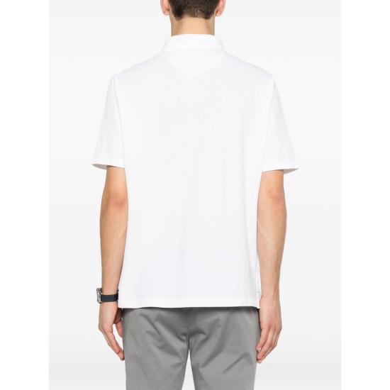 26SS 이사이아 폴로 티셔츠 JP004 MCT471 000 WHITE - ISAIA