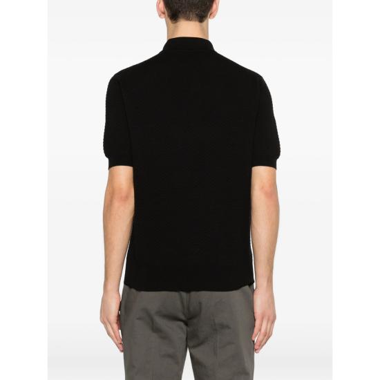 26SS 라 필러리아 폴로 티셔츠 57195 18065 099 BLACK - LA FILERIA