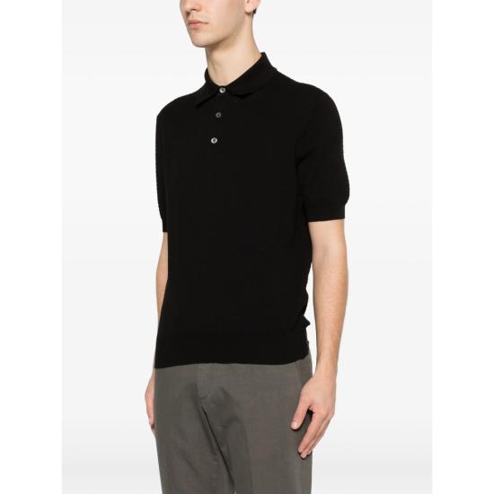 26SS 라 필러리아 폴로 티셔츠 57195 18065 099 BLACK - LA FILERIA