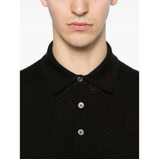 26SS 라 필러리아 폴로 티셔츠 57195 18065 099 BLACK - LA FILERIA