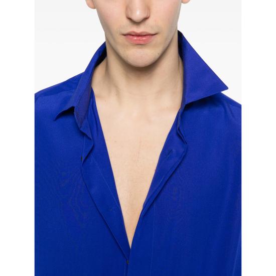 26SS 톰포드 긴팔 셔츠 SPS66 HRBF03 UCW BLUE - TOMFORD