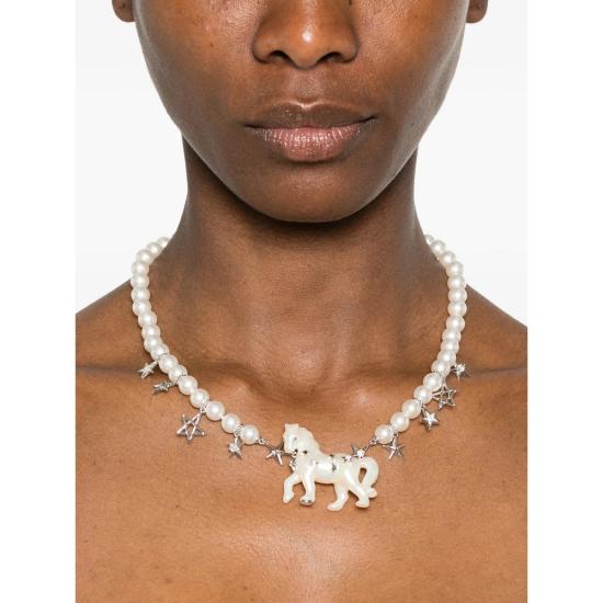 26SS 위민 목걸이/팬던트 26039PRP00NN SILVER WHITE - YVMIN