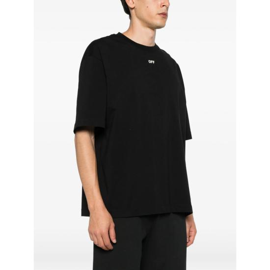 26SS 오프화이트 반팔 티셔츠 44MAA120S26 J00Y 001 BLACK - OFF WHITE