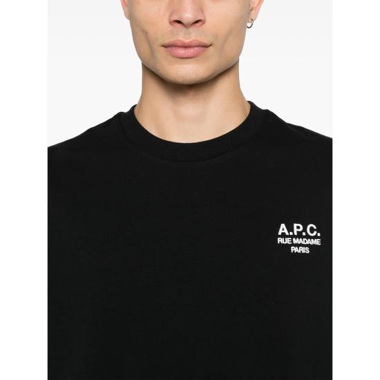 26FW 아페쎄 루 마담 스탠다드 티셔츠 COHBU M26388 TZC BLACK - A.P.C.