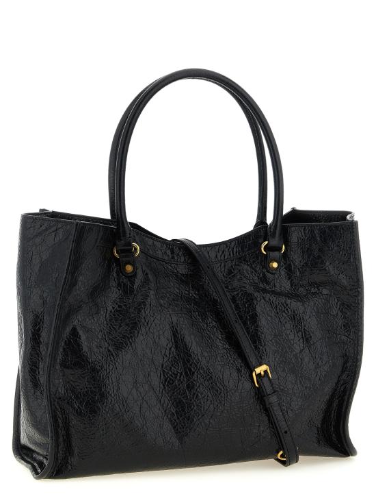 26SS 발렌시아가 토트백 852609210F61000 Black - BALENCIAGA