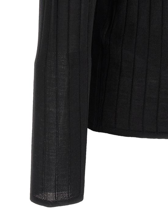 26SS 생로랑 폴로 티셔츠 861749Y77JC1000 Black - SAINT LAURENT