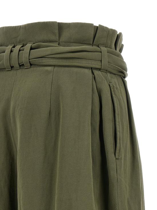 26SS 발망 스트레이트 팬츠 GF0PQ285CG647EC Green - BALMAIN