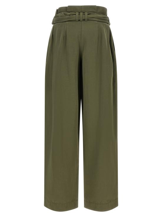 26SS 발망 스트레이트 팬츠 GF0PQ285CG647EC Green - BALMAIN