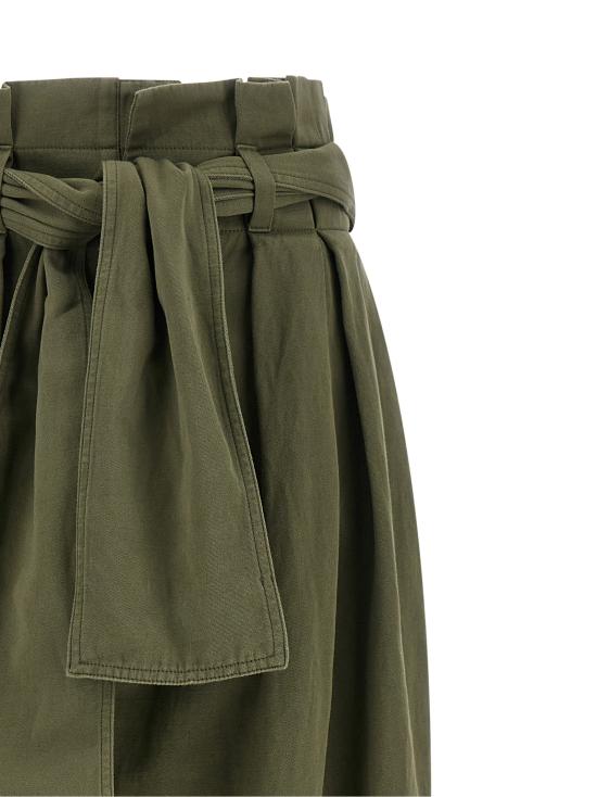 26SS 발망 스트레이트 팬츠 GF0PQ285CG647EC Green - BALMAIN