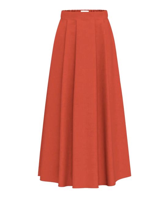 26SS 엠므 마렐라 미디 스커트 2615101082200 BIADA002 ROSSO GERANIO