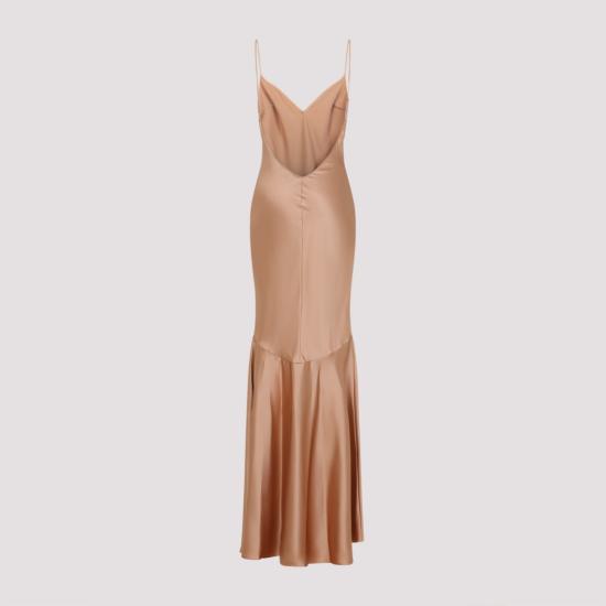 26SS 엘리자베타프랜치 롱 원피스 ABR3462E2 Neutrals - ELISABETTA FRANCHI