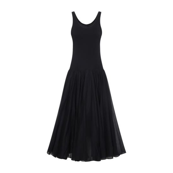 26SS 씨오 롱 원피스 4496CSVS Black