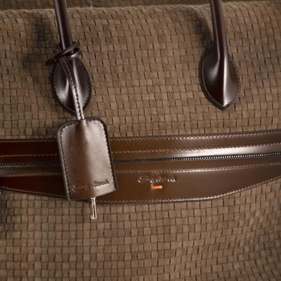 26SS 산토니 더플백 UIBBA2952BSAWSE BROWN - SANTONI