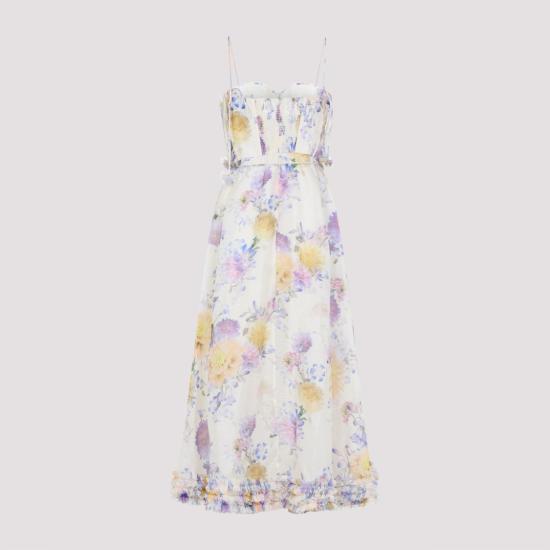 26SS 짐머만 롱 원피스 7568DS261 White - ZIMMERMANN