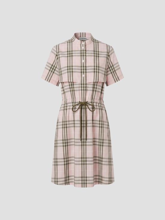 26SS 버버리 미디 원피스 8126353 A5961 MLLW PINK IP CHK