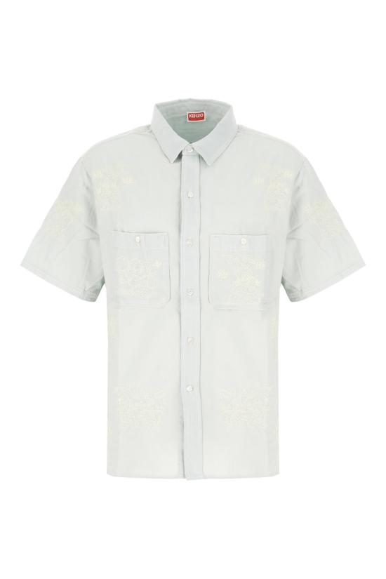 26SS 겐조 긴팔 셔츠 FG55DC1047F0 DY DIRTY BLUE DENIM